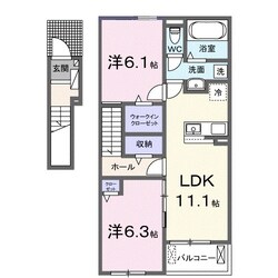 ルーベル宇多津III　Ａの物件間取画像